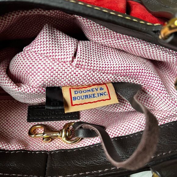 Dooney & Bourke Hayden Panettiere Red Suede Tote Bag Limited Edition Handbag - Picture 9 of 14